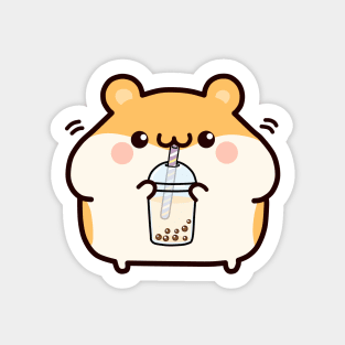 Boba Sippin Hamster! Sticker